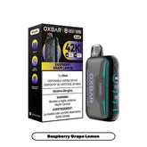 Raspberry Grape Lemon OXBAR X Rocky Vapor G42K Disposable Vape